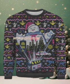 Ghostbusters Santa Ugly 3D Christmas Sweater