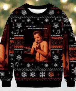 Gibby Singing iCarly Christmas Ugly Sweatshirt