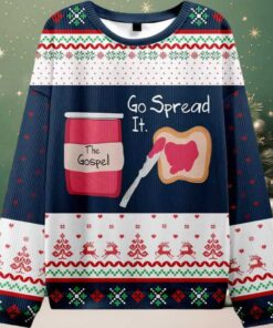 Go Spread It The Gospel Christian Ugly Christmas Sweater