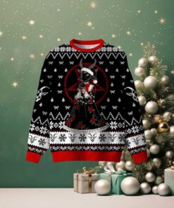 Goat Demon Ugly Christmas Sweatshirt Goat Demon Ugly Christmas Sweatshirt