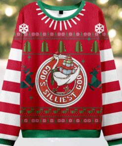 Gods Silliest Goose Christian Ugly Christmas Sweater