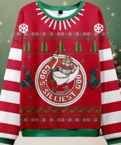 Gods Silliest Goose Christian Ugly Christmas Sweater