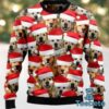 Bernese Mountain Dog Dad Ugly Christmas Sweatshirt Red Bernese Mountain Dog Dad Ugly Christmas Sweatshirt Red