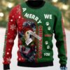 Dachshund Dog Claus Family Ugly Sweaters For Couples White Dachshund Dog Claus Family Ugly Sweaters For Couples White