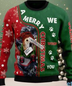 Golden Retriever Dog Mom Face Ugly Christmas Sweater Green Red Big And Tall, hoodie, sweater, long sleeve and tank top Golden Retriever Dog Mom Face Ugly Christmas Sweater Green Red Big And Tall