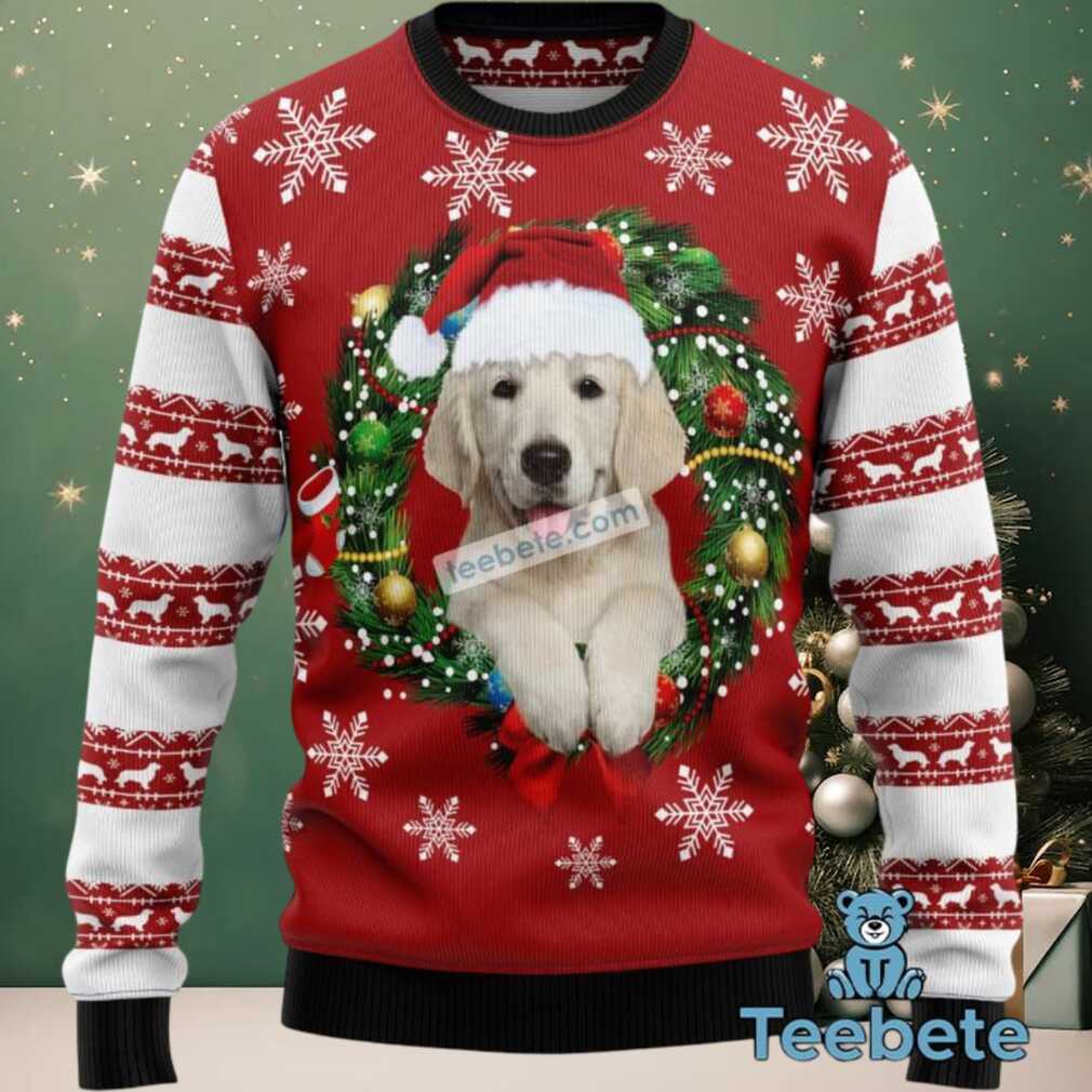 Golden Retriever Dog Mom Face Ugly Christmas Sweaters Best Wreath, hoodie, sweater, long sleeve and tank top Golden Retriever Dog Mom Face Ugly Christmas Sweaters Best Wreath