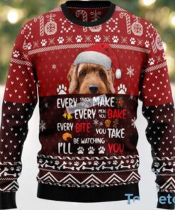 Goldendoodle Dog Dad Will Be Watching Ugly Christmas Sweaters For Couples