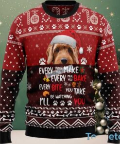 Goldendoodle Dog Dad Will Be Watching Ugly Christmas Sweaters For Couples, hoodie, sweater, long sleeve and tank top Goldendoodle Dog Dad Will Be Watching Ugly Christmas Sweaters For Couples