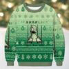 Alien Scream Ugly Christmas Knit Sweatshirt