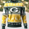 Dark Red Chicago Bears NFL Ugly Christmas Sweater   Name Customized