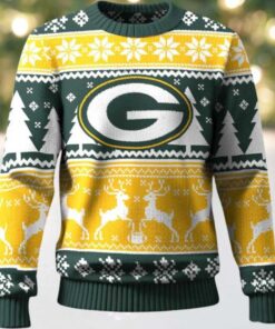 Green Bay Packers Ugly Christmas Sweater For NFL Holiday Parties