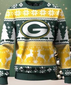 Green Bay Packers Ugly Christmas Sweater For NFL Holiday Parties