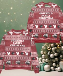 Griswold Family Christmas Vacation Ugly Christmas Sweater Red