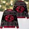 Overstimulated & Festive AF Ugly Christmas Knit Sweatshirt