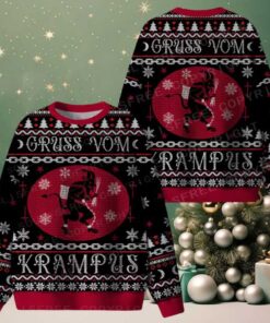 Gruss Vom Krampus Ugly Christmas Knit Sweatshirt