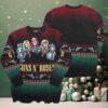 Kiss Merry Kissmas Rock And Roll In The Reindeer Sleigh Ugly Christmas Sweater Kiss Merry Kissmas Rock And Roll In The Reindeer Sleigh Ugly Christmas Sweater