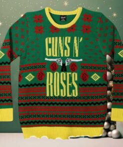 Guns N Roses Signature Holiday Ugly Christmas Sweater 2025