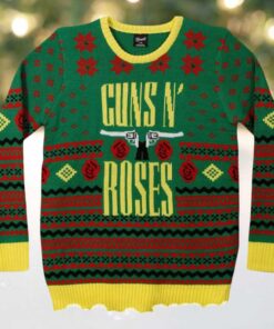 Guns N Roses Signature Holiday Ugly Christmas Sweater 2025