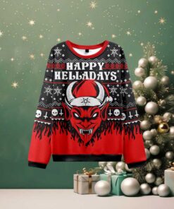 Happy Hell A Days Ugly Christmas Sweatshirt Happy Hell A Days Ugly Christmas Sweatshirt