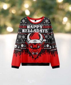 Happy Hell A Days Ugly Christmas Sweatshirt