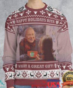 Happy Holidays Rita Ugly Christmas Sweatshirt