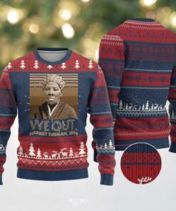 Harriet Tubman Ugly Christmas Sweater We Out 1849 Retro Black History