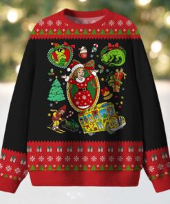Having A Magic Christmas Teacher Ugly Fluffy Christmas Sweater