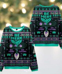Here Now Ugly Christmas Knit Sweatshirt