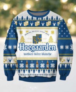 Hoegaarden Belgian White Beer Ugly Christmas Sweater 2025