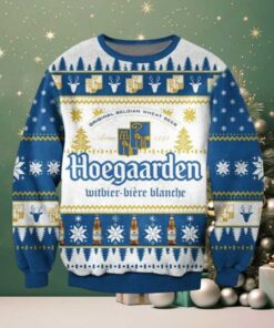 Hoegaarden Belgian White Beer Ugly Christmas Sweater 2025