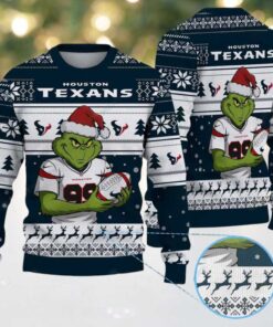 Houston Texans Grinch Ugly Christmas Sweater Houston Texans Grinch Ugly Christmas Sweater