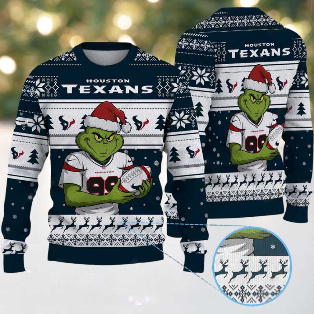 Houston Texans Grinch Ugly Christmas Sweater Houston Texans Grinch Ugly Christmas Sweater