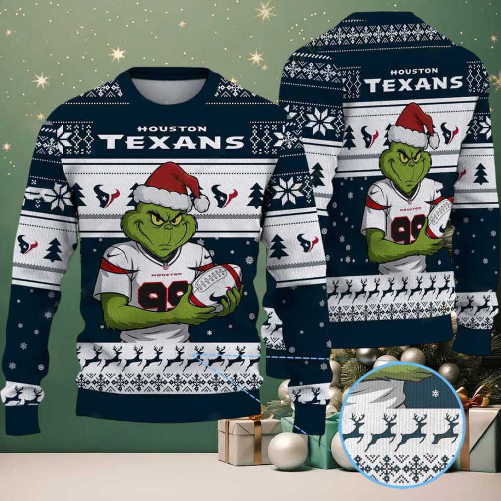 Houston Texans Grinch Ugly Christmas Sweater Houston Texans Grinch Ugly Christmas Sweater
