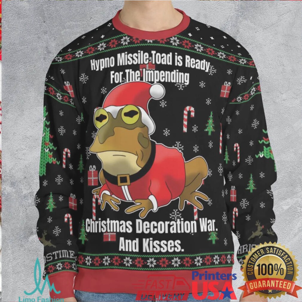 Hypno Missile Toad Ugly Christmas Sweatshirt Hypno Missile Toad Ugly Christmas Sweatshirt