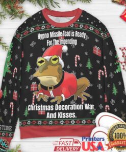 Hypno Missile Toad Ugly Christmas Sweatshirt, hoodie, sweater, long sleeve and tank top Hypno Missile Toad Ugly Christmas Sweatshirt