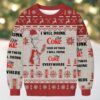 Everything Is Fine Ugly Christmas Knit Sweatshirt Everything Is Fine Ugly Christmas Knit Sweatshirt