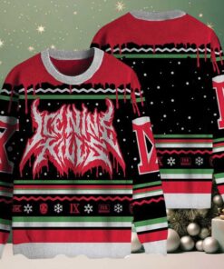 Ice Nine Kills Big Logo Horrorday Knitted Ugly Christmas Sweater