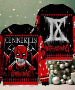 Ice Nine Kills Merry Axe Mas Kill The Impericon 2025 Ugly Christmas Sweater
