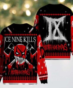 Ice Nine Kills Merry Axe Mas Kill The Impericon 2025 Ugly Christmas Sweater