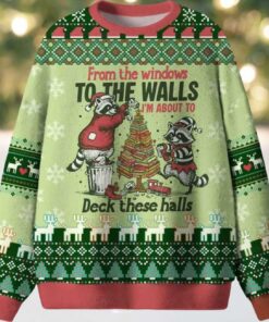 I’m About To Deck These Halls Ugly Christmas Sweater