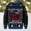 Buffalo Bills Official NFL Deadpool Christmas Ugly Sweater NY Buffalo Bills Official NFL Deadpool Christmas Ugly Sweater NY