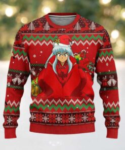 Inuyasha Ugly Christmas Sweater Anime Xmas Gift