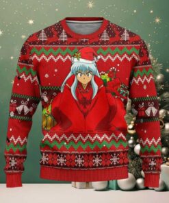 Inuyasha Ugly Christmas Sweater Anime Xmas Gift