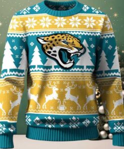 Jacksonville Jaguars Ugly Christmas Sweater For NFL Holiday Parties