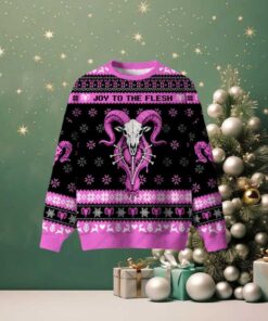 Joy To The Flesh Ugly Christmas Sweatshirt Joy To The Flesh Ugly Christmas Sweatshirt