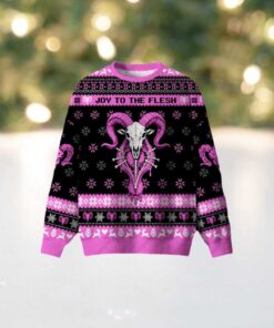 Joy To The Flesh Ugly Christmas Sweatshirt