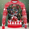 Kansas City Chiefs The Grinch Logo Ugly Christmas Sweater Adults Red Kansas City Chiefs The Grinch Logo Ugly Christmas Sweater Adults Red