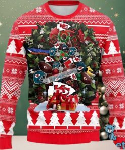 Kansas City Chiefs Christmas Tree Ugly Christmas Sweater Red Ugliest Kansas City Chiefs Christmas Tree Ugly Christmas Sweater Red Ugliest