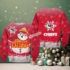 Las Vegas Raiders Santa Hat Grinch Ugly Christmas Sweater Black