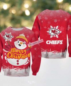 Kansas City Chiefs Cute Snowman Ugly Christmas Sweatshirt Womens Red, hoodie, sweater, long sleeve and tank top Kansas City Chiefs Cute Snowman Ugly Christmas Sweatshirt Womens Red